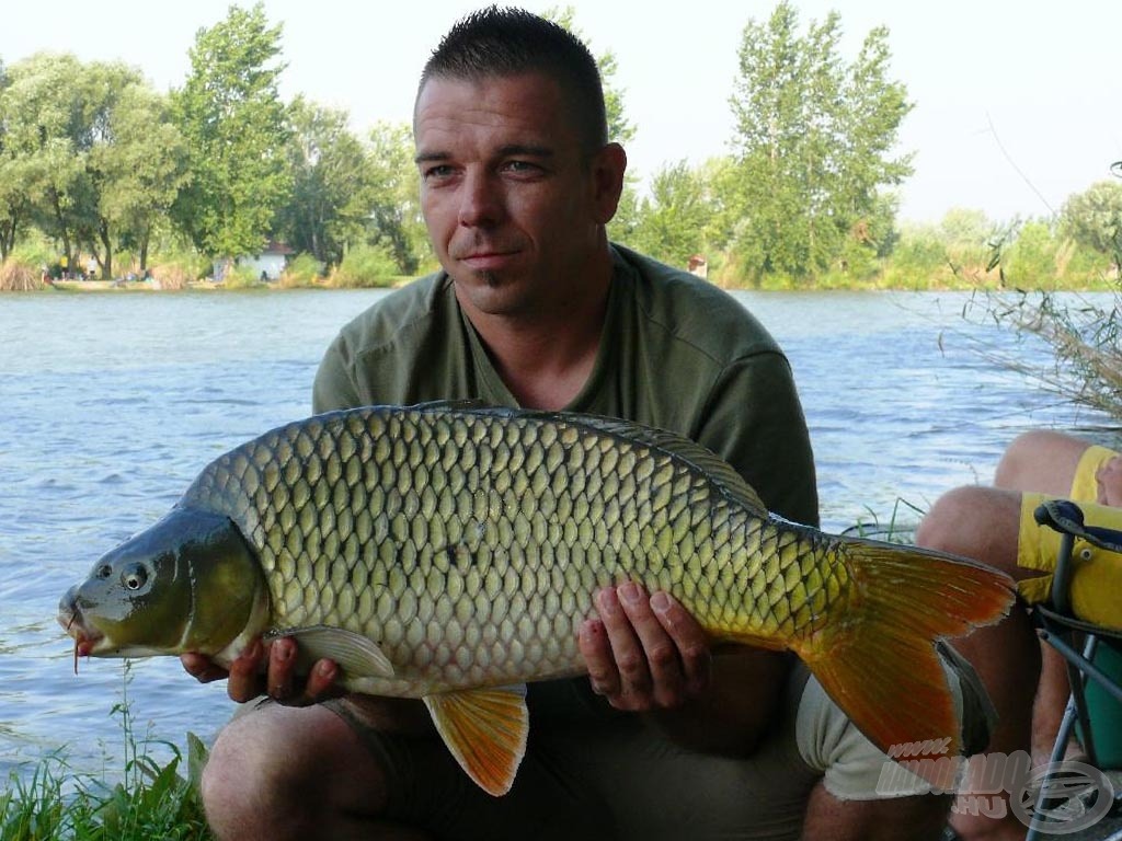 Szász Máté is mindent megtett a halfogásért