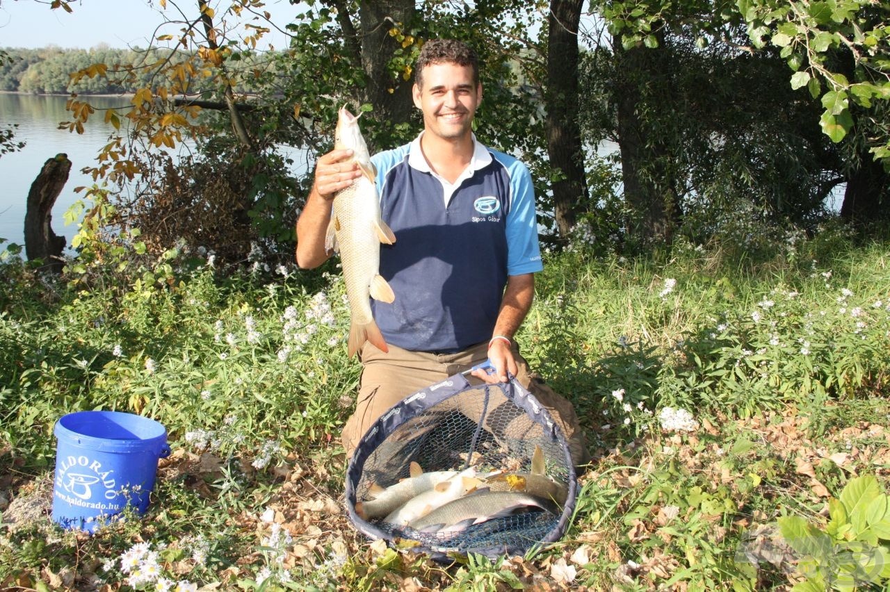 ifj. Sipos Gábor 12780 g halat fogott