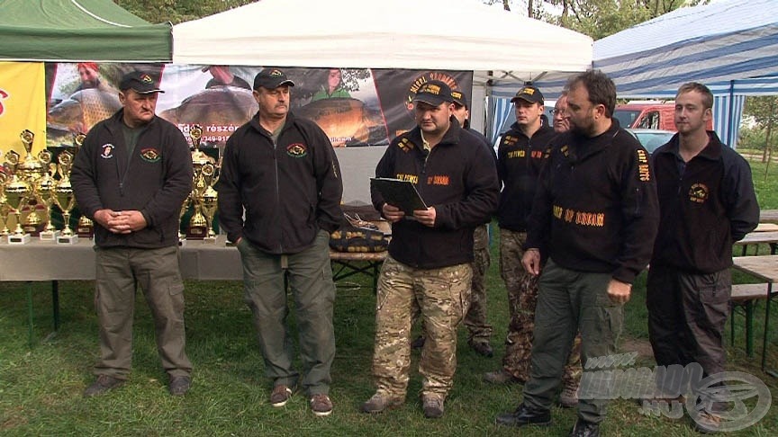A verseny megnyitóját a Zadravec Team Hungary képviseletében Jankovics Zoltán tartotta