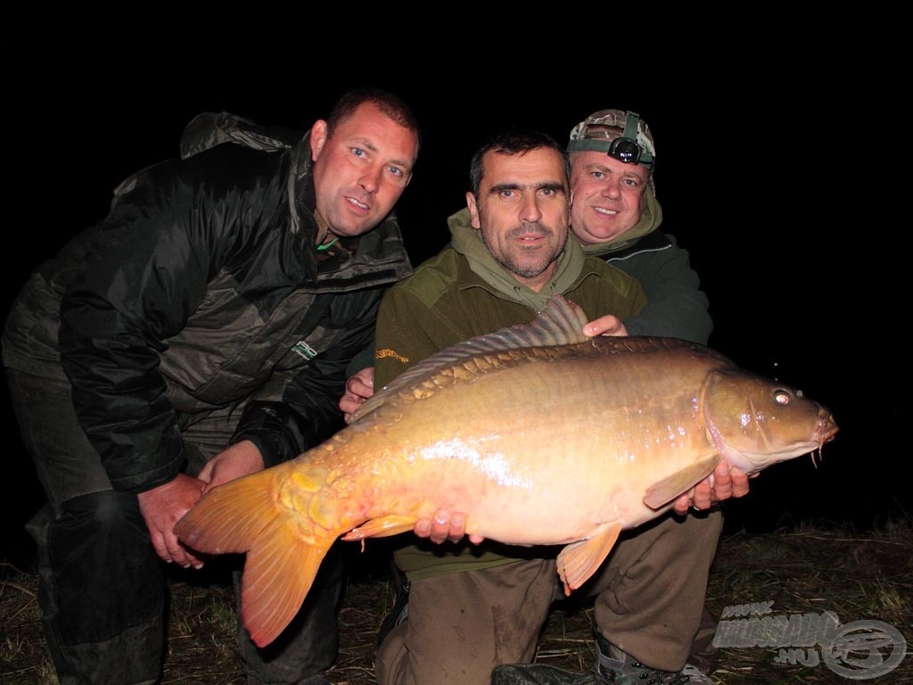 A verseny legnagyobb hala: 13,84 kg