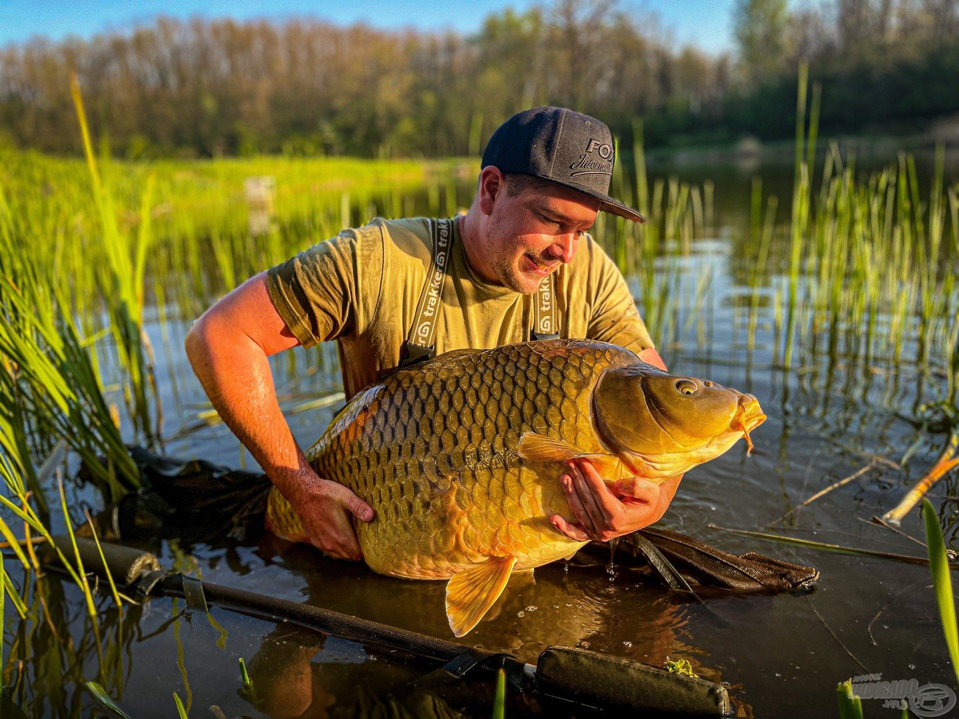 A túra záró hala, harmadik 20 kg feletti pontyom