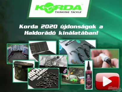 Korda 2020 újdonságok a Haldorádó kínálatában