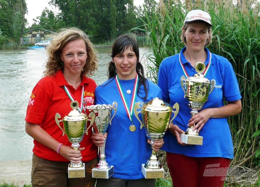 A díjazottak: Hunyady Adrienn, Kovács Hajnalka, Rimer Noémi