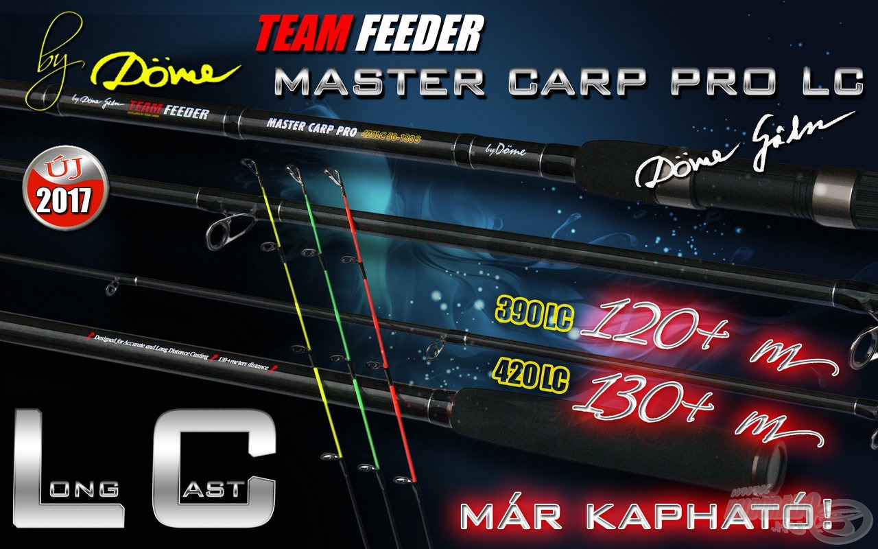 Az LC (Long Cast) típusjelzésű Master Carp Pro botok a komplett megújult Master széria előhírnökei, s egyben csúcsmodelljei! Kivételes tulajdonságokkal rendelkeznek, nem véletlen, hogy sok horgász elismerését vívták ki rövid idő alatt!