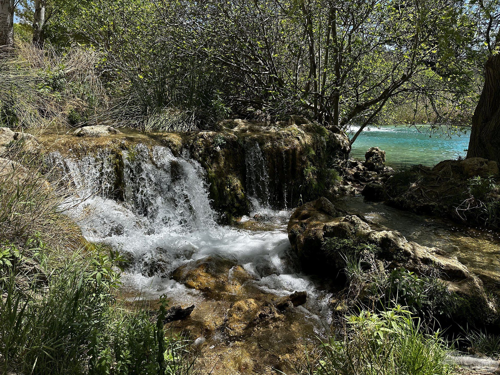 Ruiderában, a Guadiana folyó forrásvidékén horgásztam