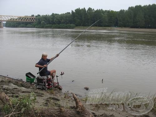 …a versenyzők minden tudásukat bevetve horgásztak