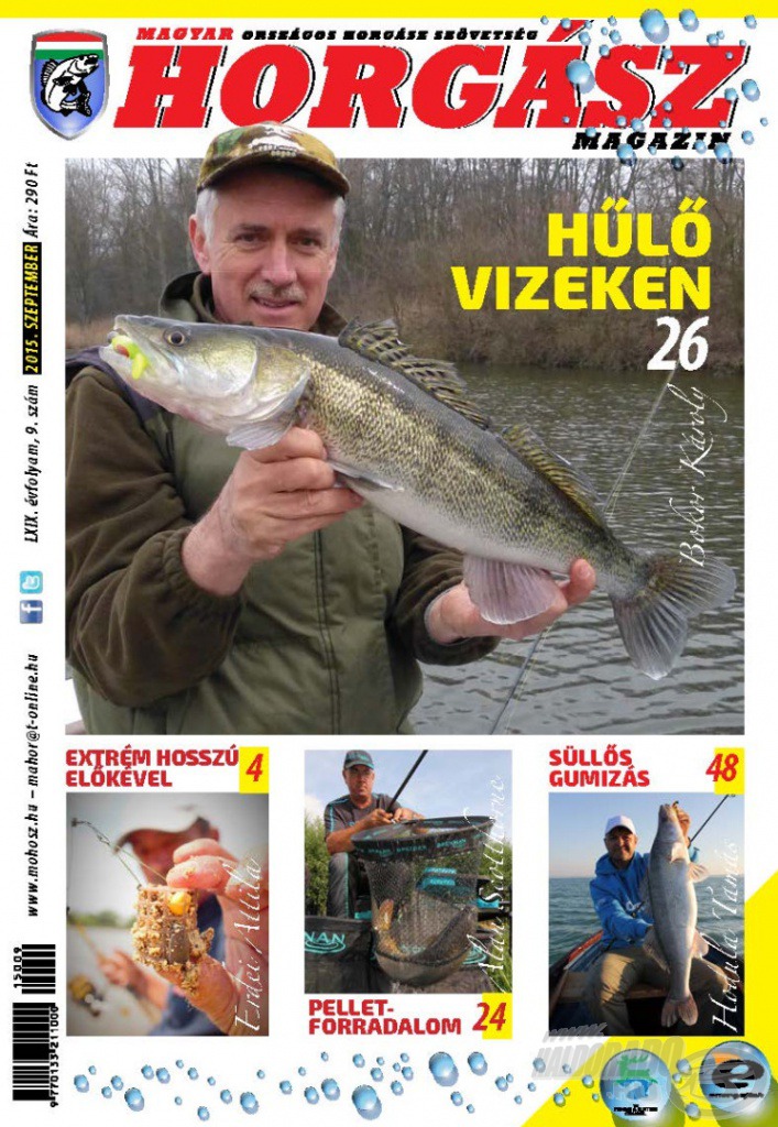 Megjelent a megújult Magyar Horgász 2015. szeptemberi száma