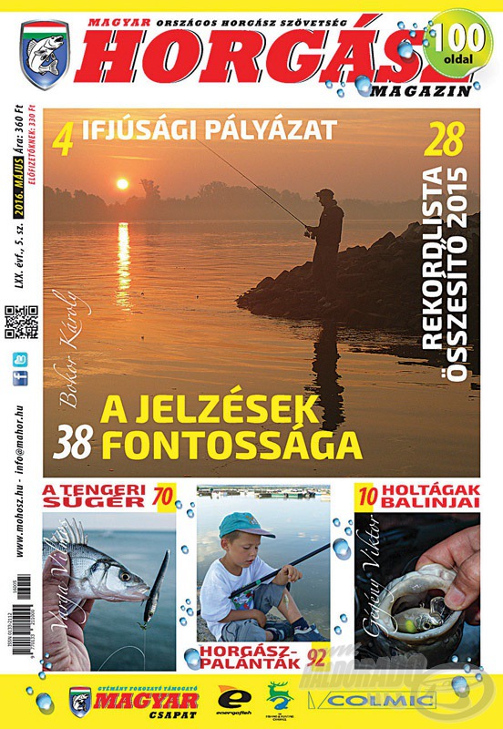 Megjelent a megújult Magyar Horgász 2016. májusi száma