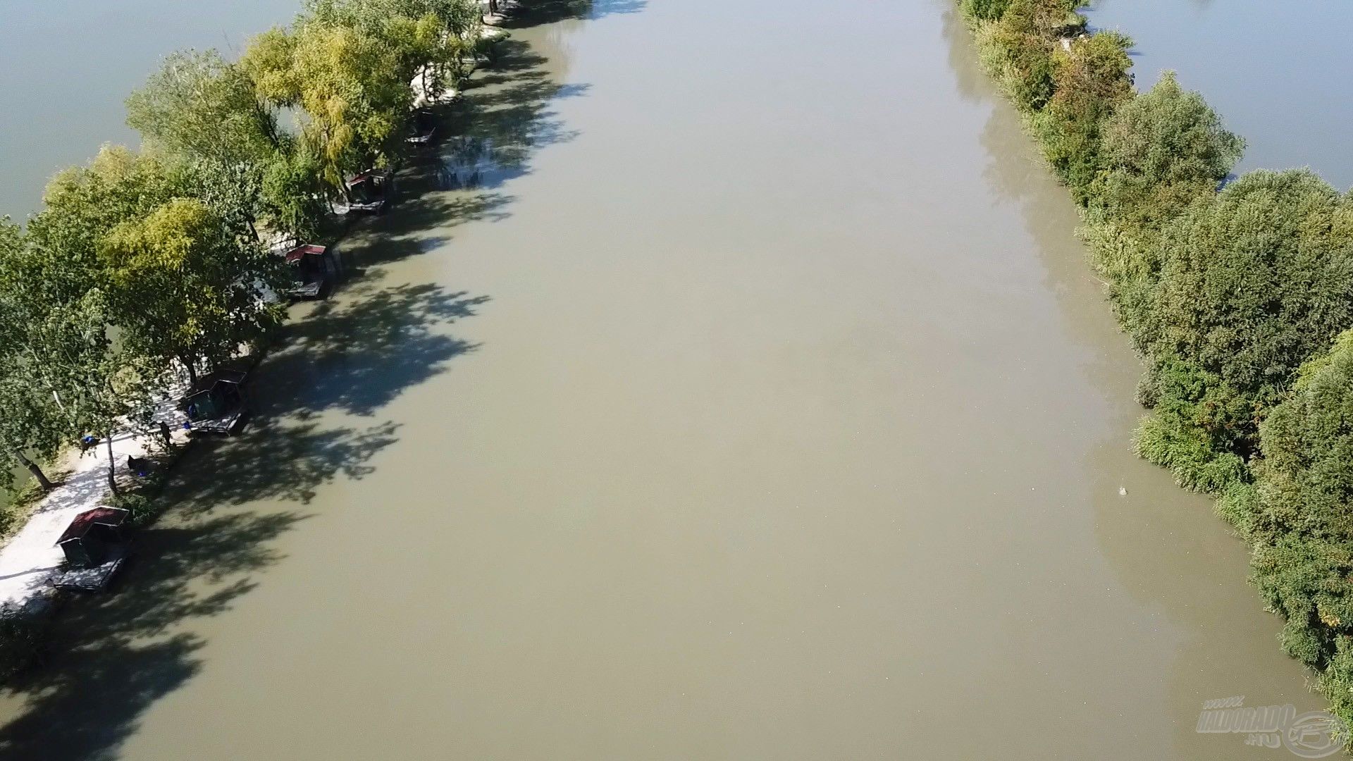 Többször horgásztam már ezen a tavon, ahol a siker titka, hogy át kell dobni a túlpart elé 1 méterre