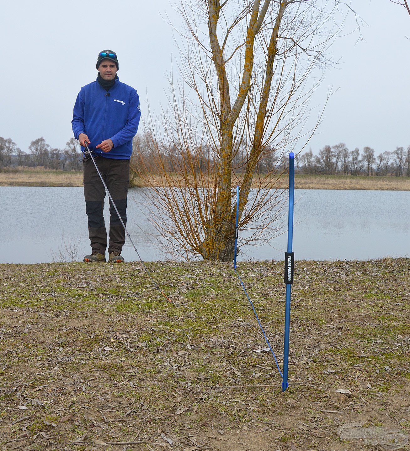 A By Döme TEAM FEEDER távolságmérő rúd segít abban, hogy pontosan horgászhassunk