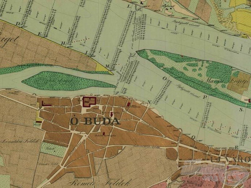 Óbuda 1875-ben készült kataszteri térképén jól látható, hogy a mai Hajógyári- (vagy Óbudai-) öböl valamikor a Duna egyik mellékága volt