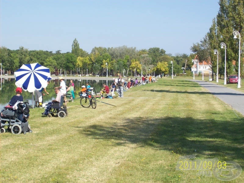 Mozgássérültek Tartományi Horgászversenye, Palics, 2011. szeptember 3.