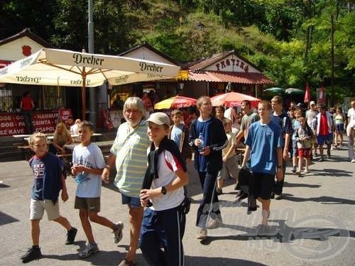 A horgásztáborba érkezők rendkívül jól érezték magukat