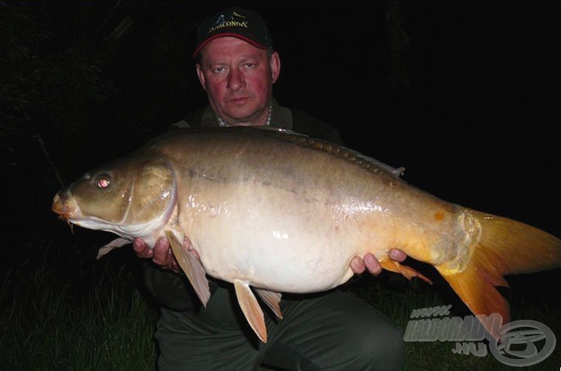 Az utolsó éjszaka legnagyobb pontya 9,20 kg volt