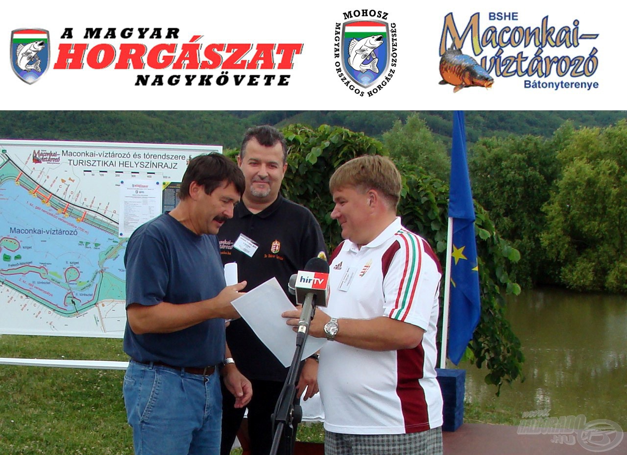 Nagykövetek, diplomácia: magyar horgász-csúcstalálkozó Maconkán