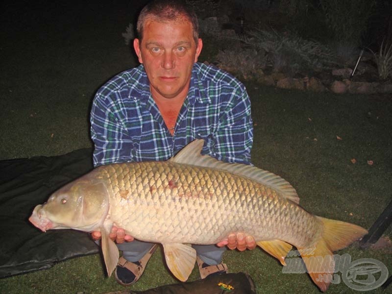 10,5 kg-os nyurga az éjszakai Kis-Dunából