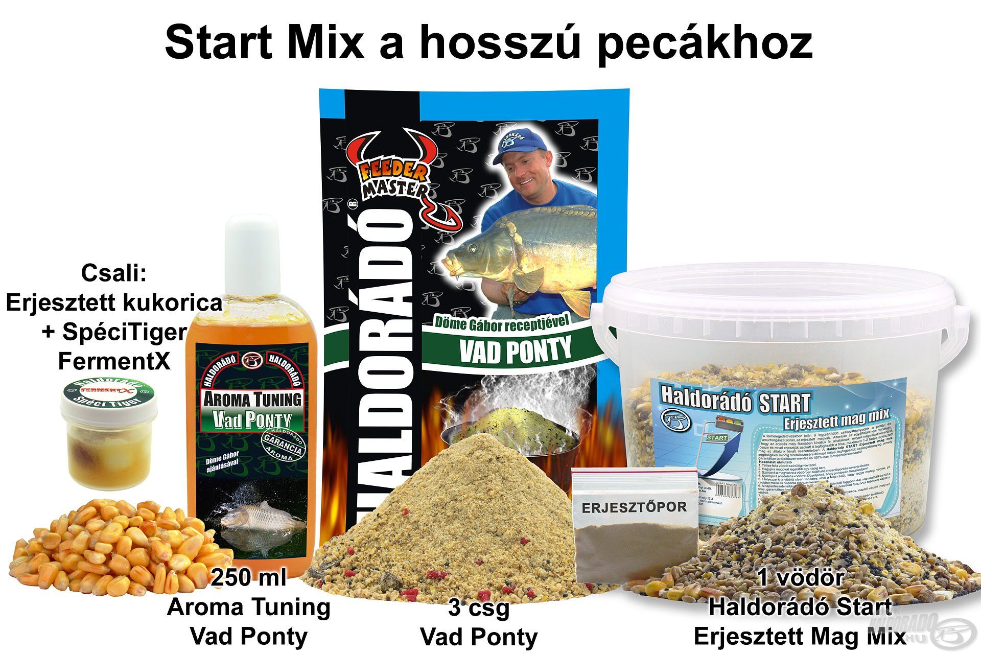 Start Mix a hosszú pecákhoz