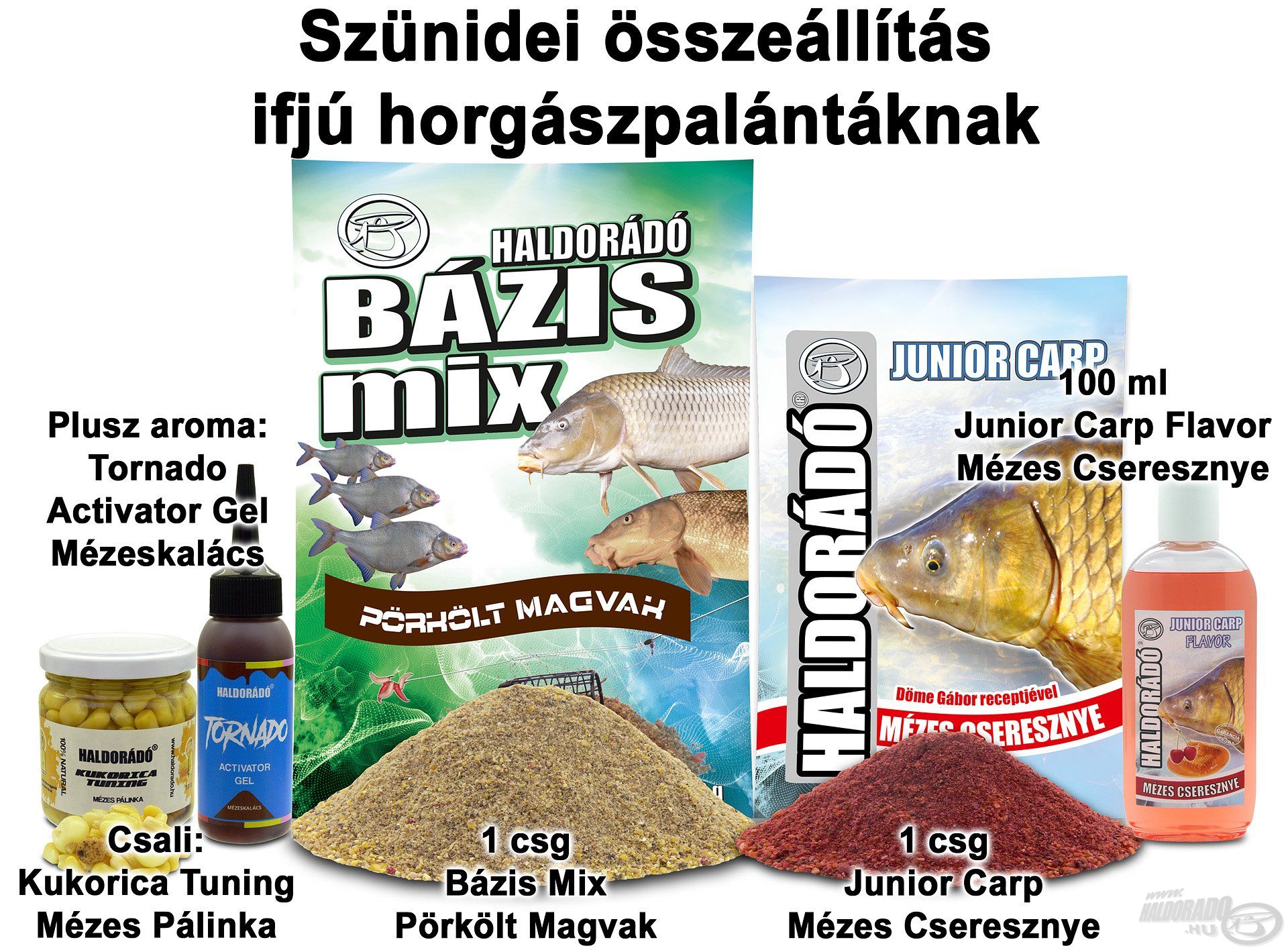 Szünidei összeállítás ifjú horgászpalántáknak