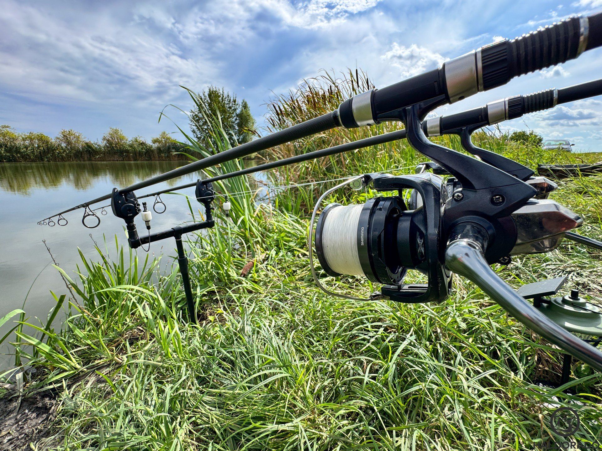 3,6 méter hosszú, 3 librás botot választottam, orsómat pedig 55-ös Strong Leader zsinórral töltöttem fel