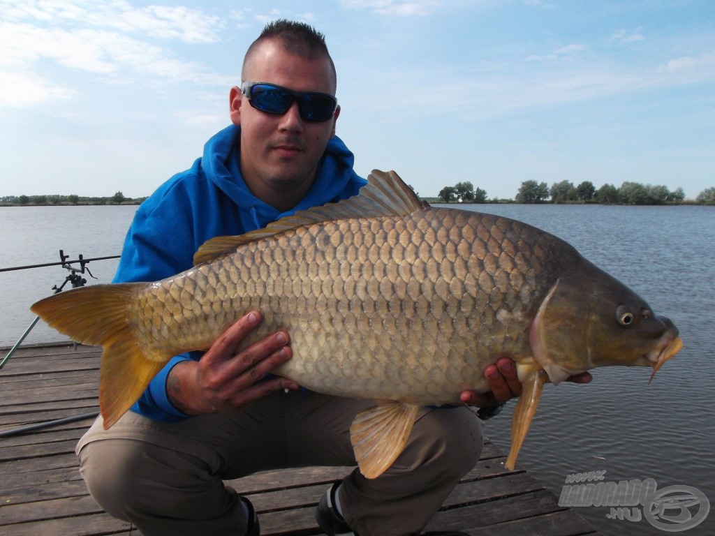 … majd a kezemben is, közel a 10 kg-hoz