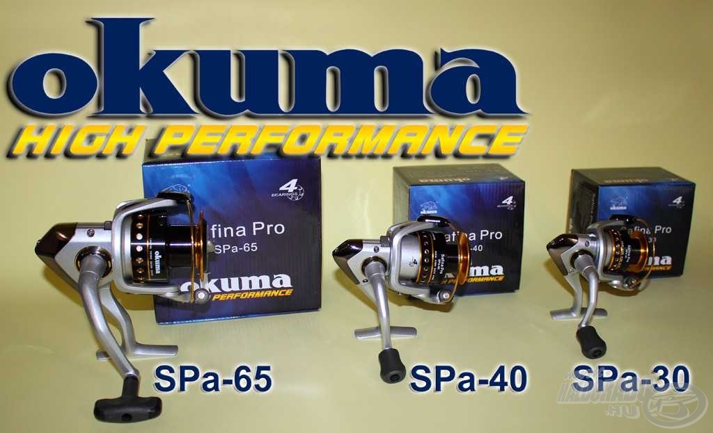 Három méretben forgalmazzuk az Okuma Safina Pro orsókat