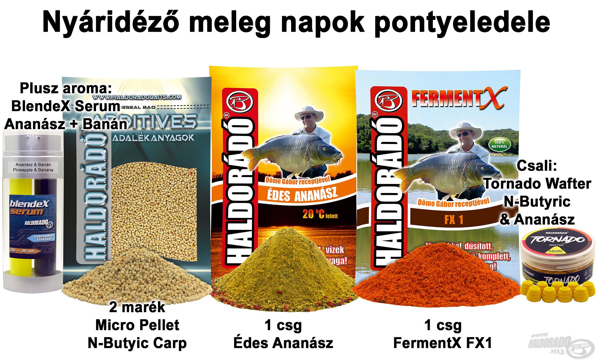 Nyáridéző meleg napok pontyeledele