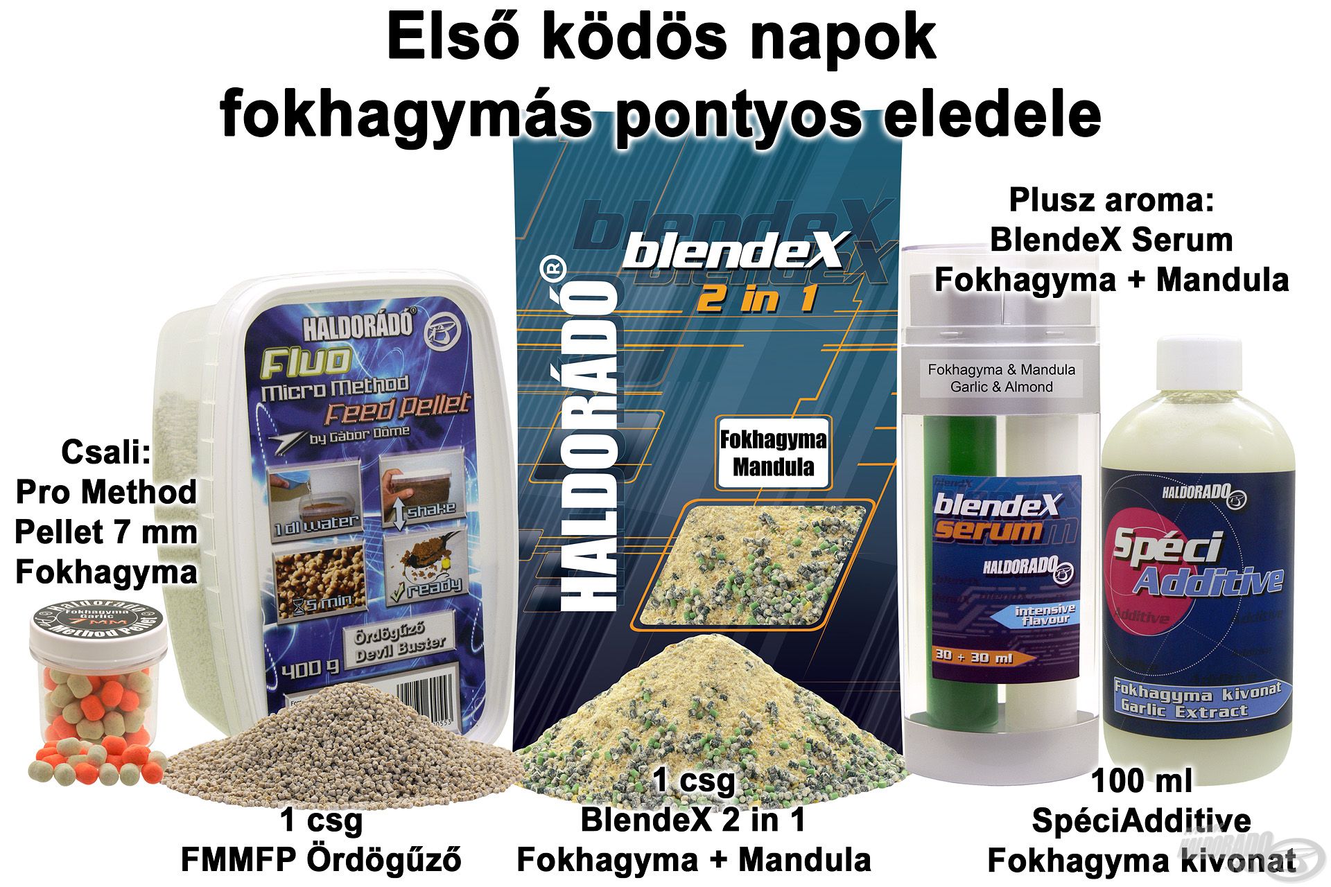 Első ködös napok fokhagymás pontyos eledele