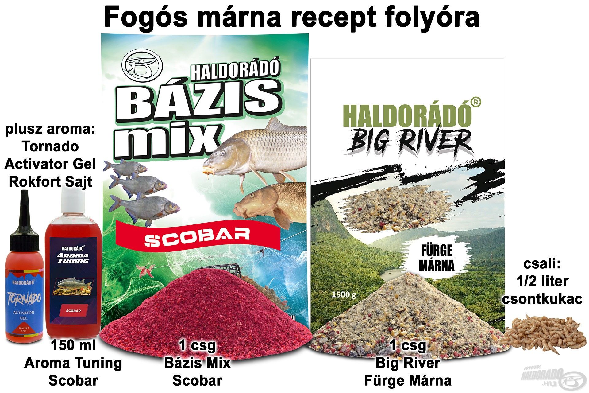 Fogós márna recept folyóra