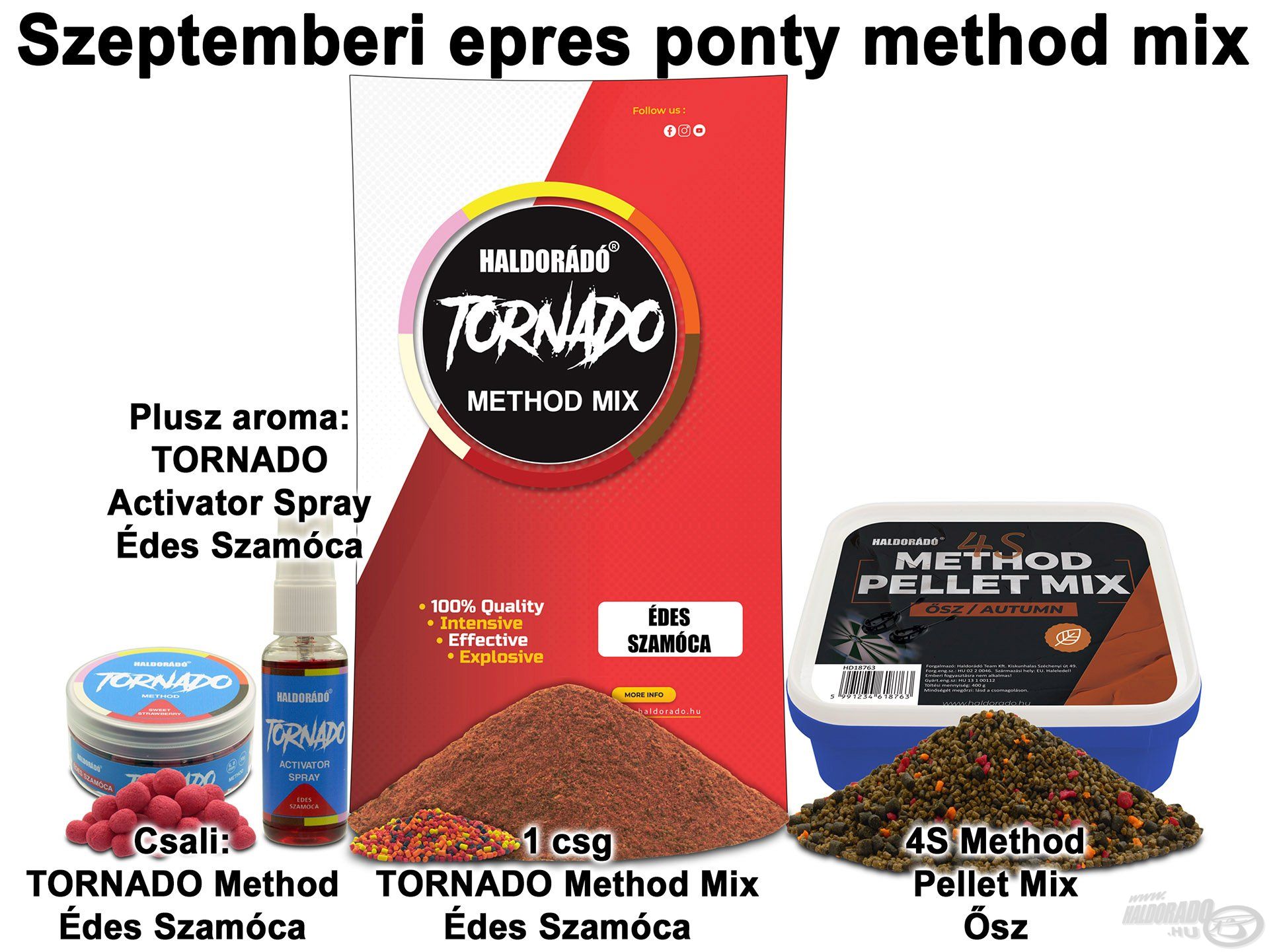 Szeptemberi epres ponty method mix