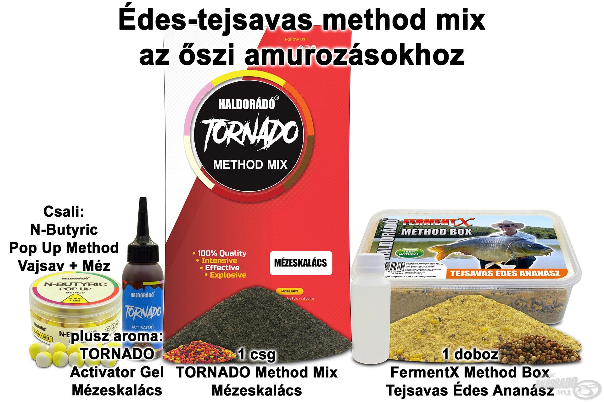 Édes-tejsavas method mix az őszi amurozásokhoz