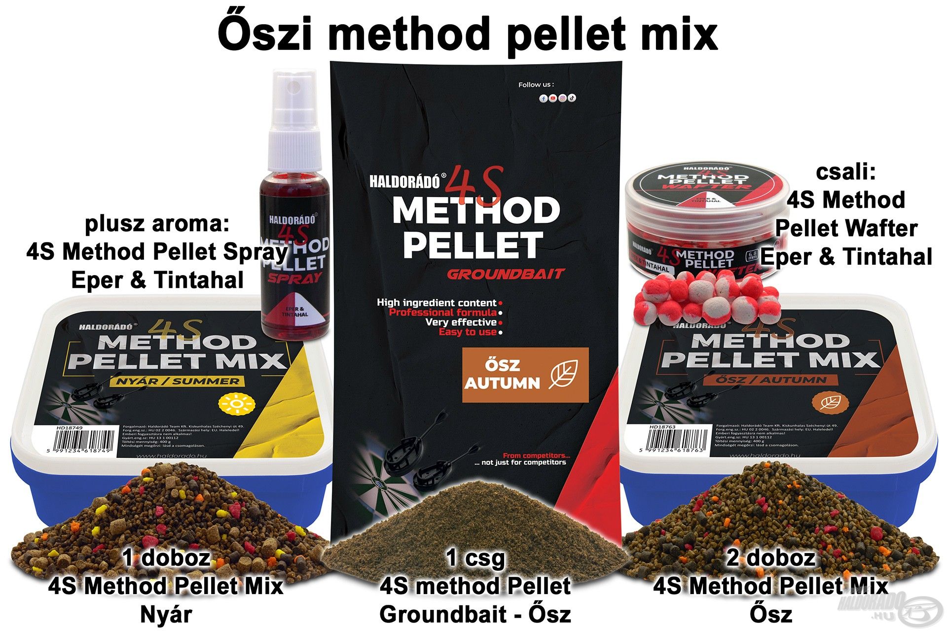 Őszi method pellet mix