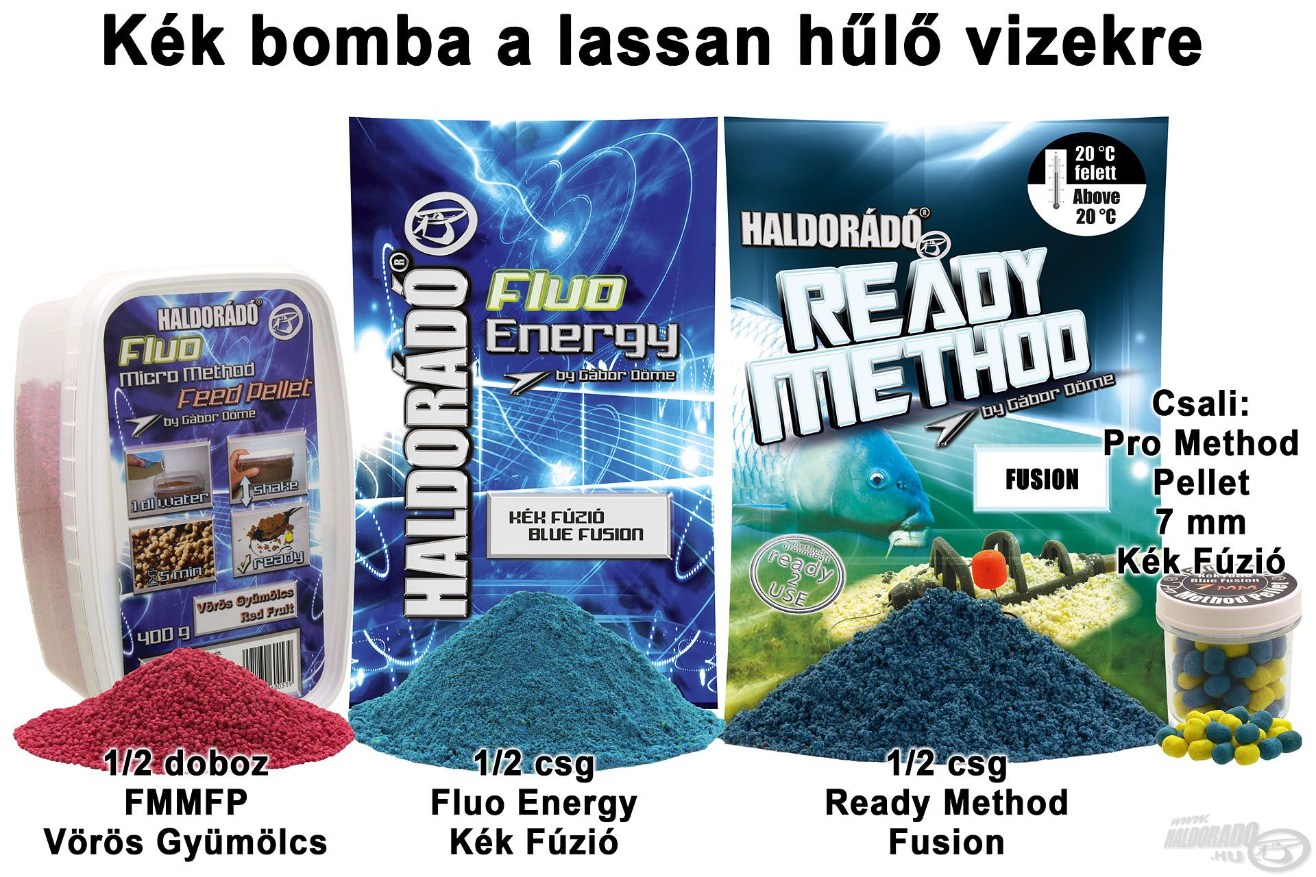 Kék bomba a lassan hűlő vizekre