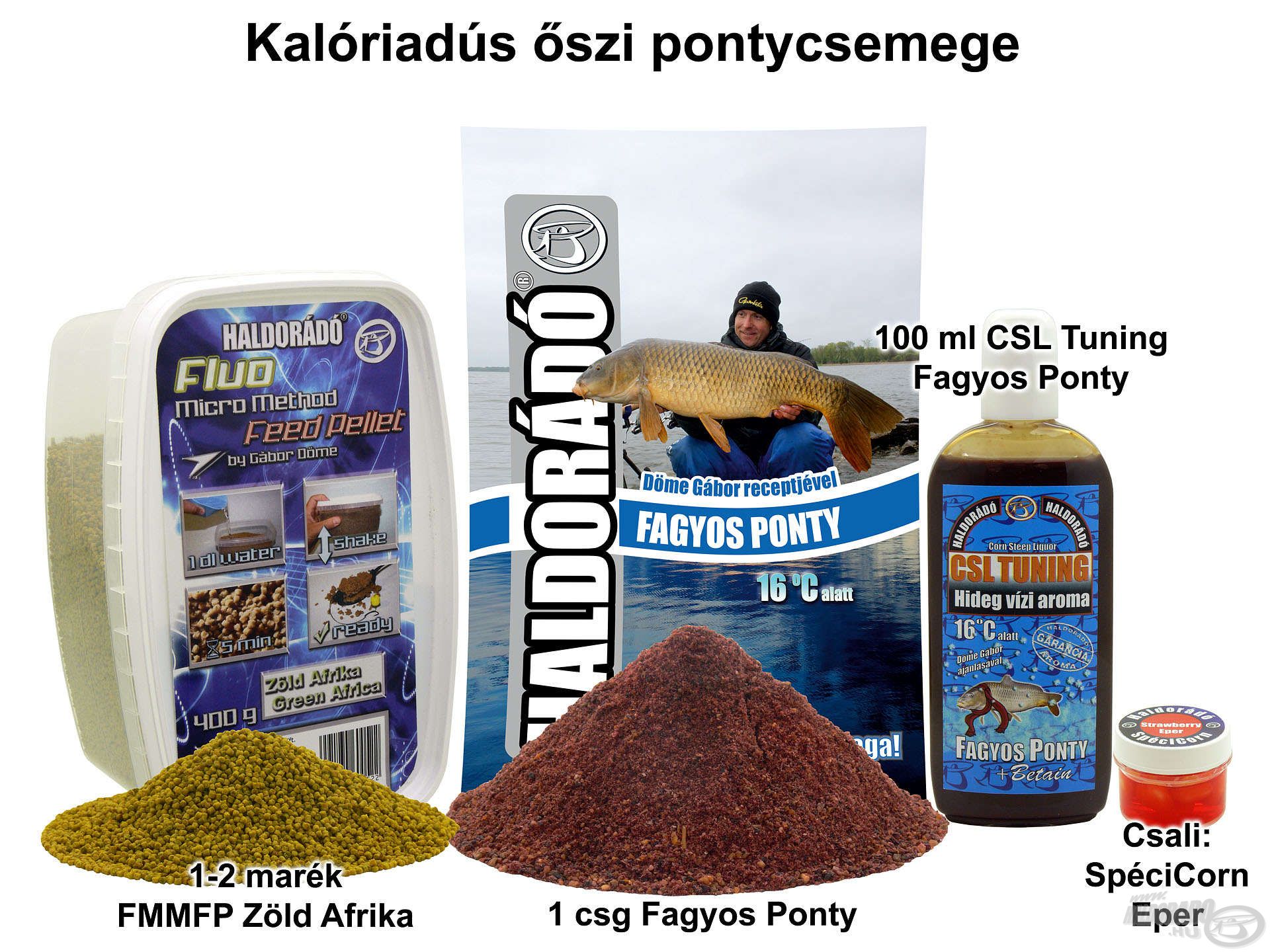 Kalóriadús őszi pontycsemege