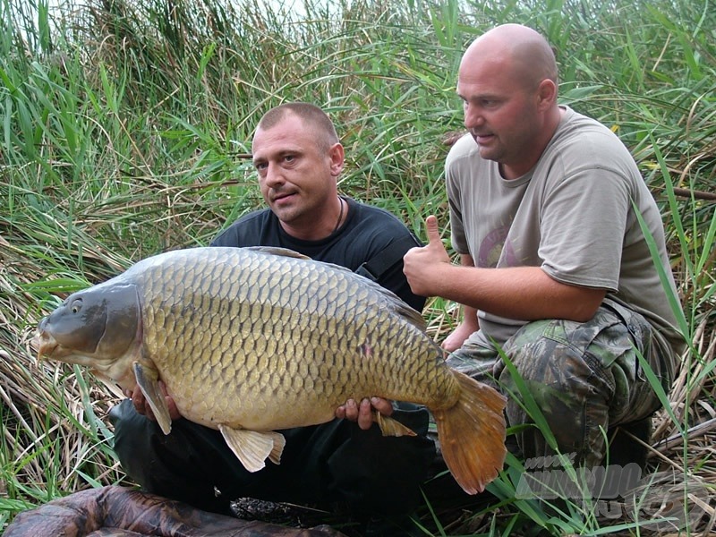 A 21,35 kg-os tőponty  verseny legnagyobb halának bizonyult