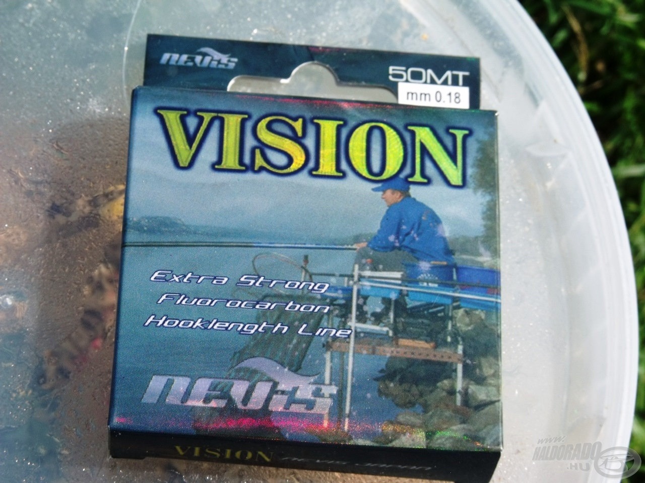 Az általam használt Nevis Vision monofil előke igen erős, jó minőségű zsinór
