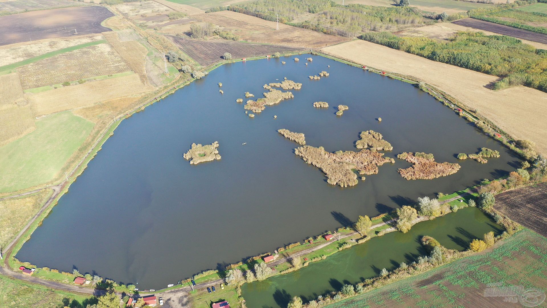 A Reed Carp név találó ennek a nádasokkal tagolt víznek