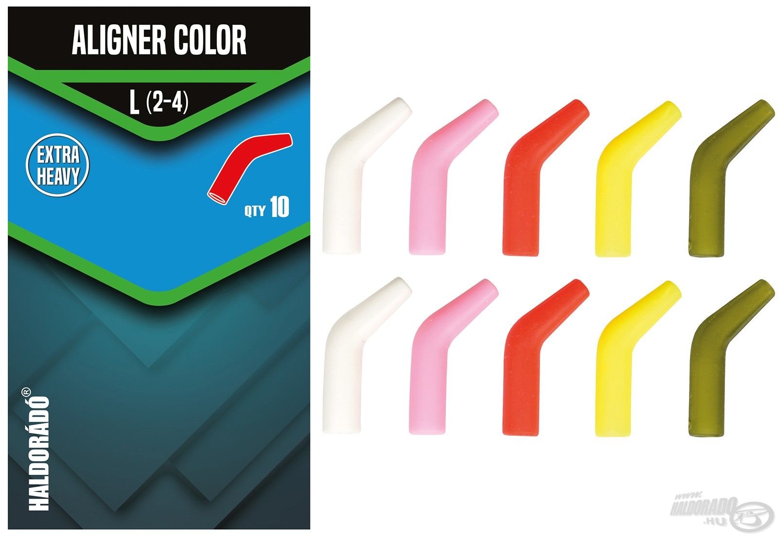 Aligner Color – 5 különböző színű horogbefordító egy csomagban
