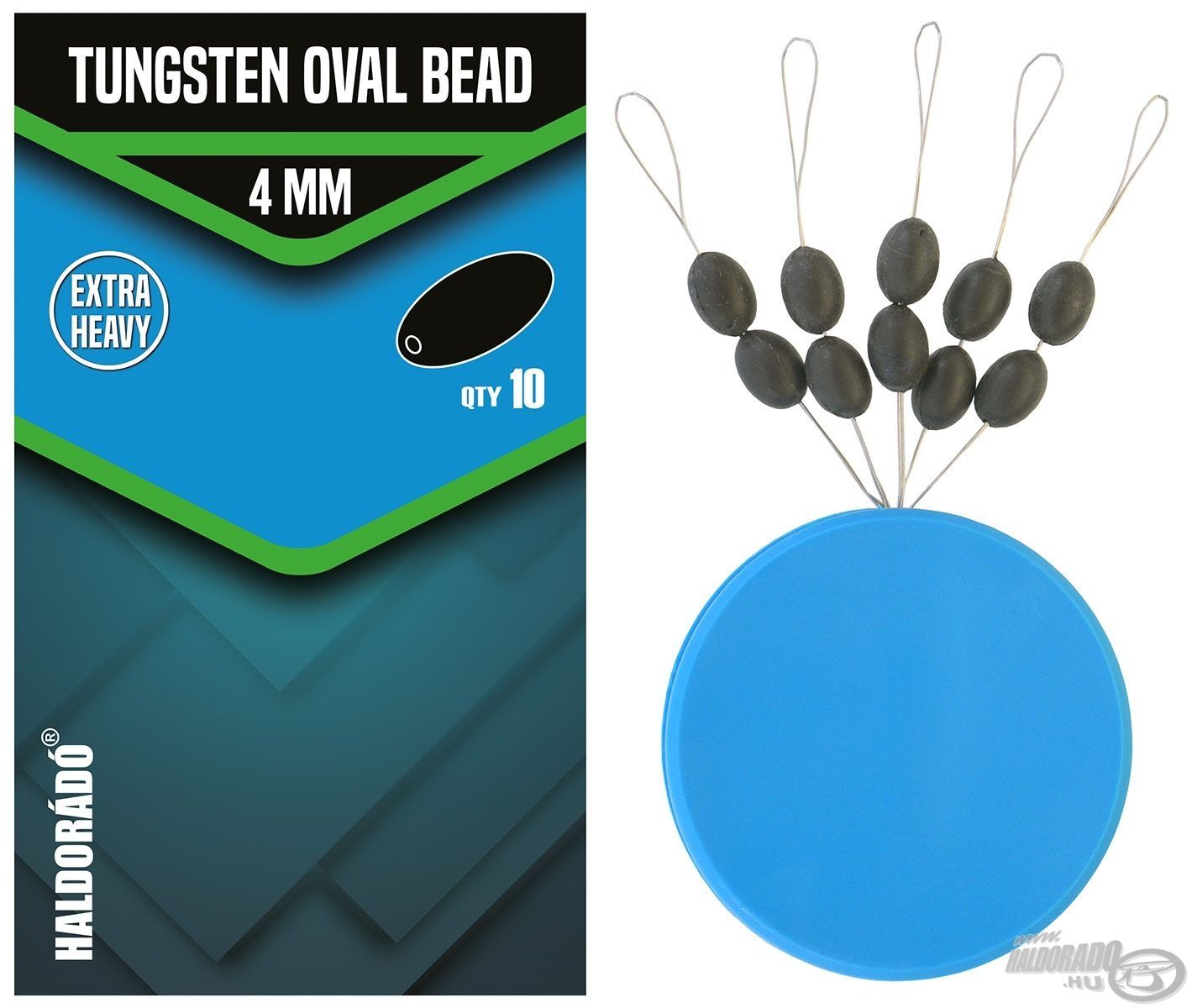 Tungsten Oval Bead – Volfrám horogelőke súlyozó és gumiütköző