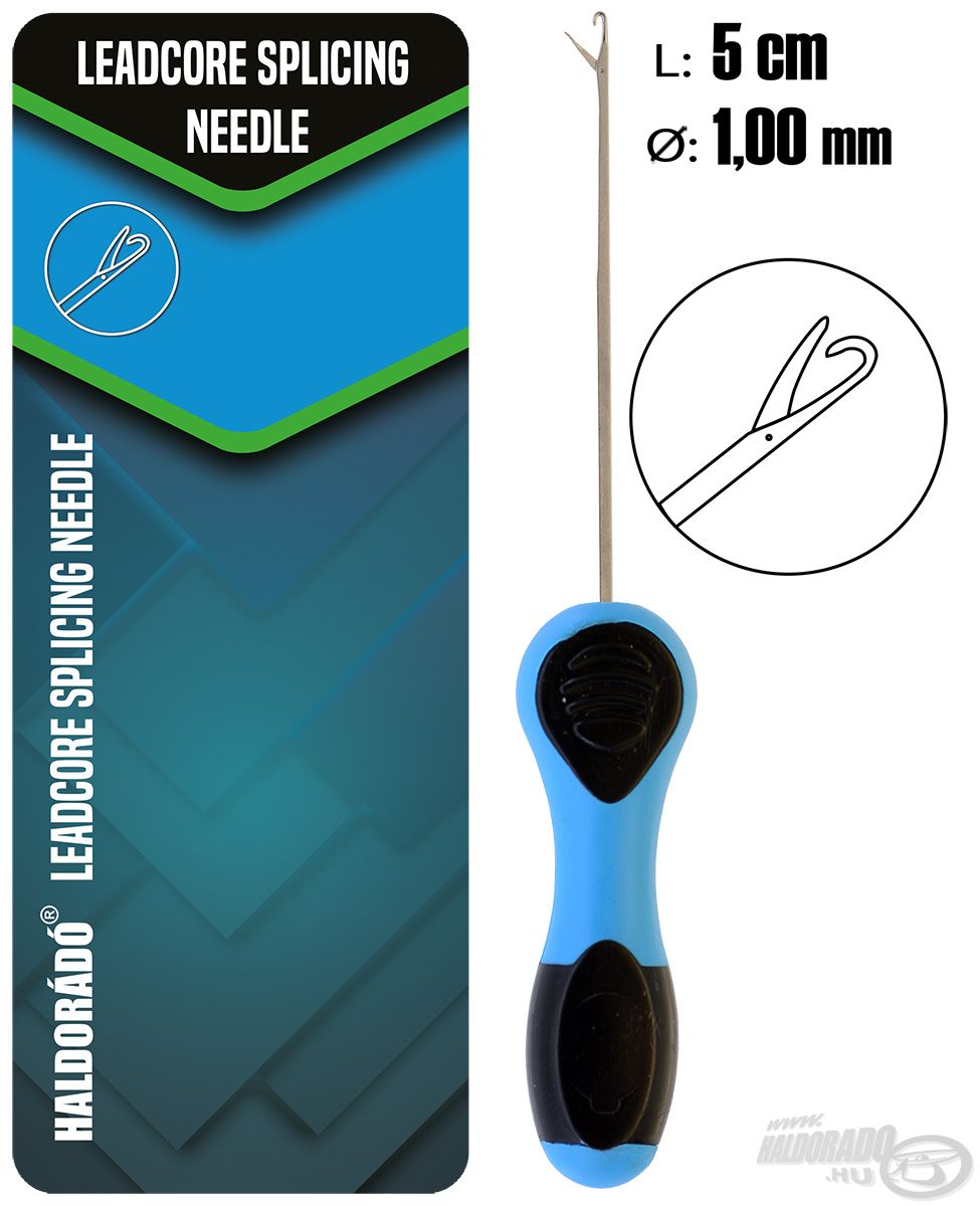 Leadcore Splicing Needle – Szuper vékony csappantyús fűzőtű