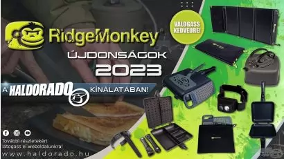 RidgeMonkey újdonságok 2023 a Haldorádó kínálatában