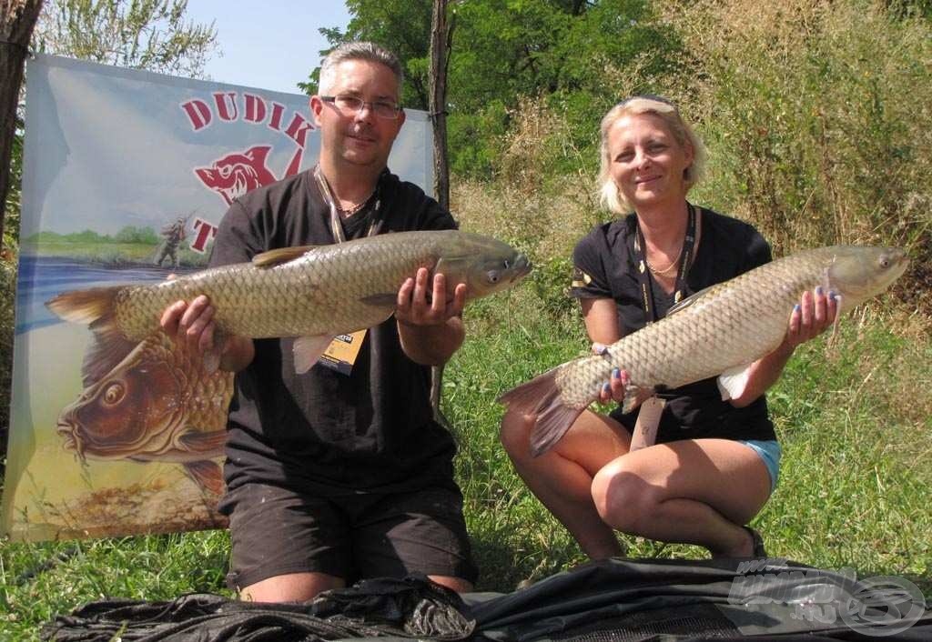 A verseny első halai