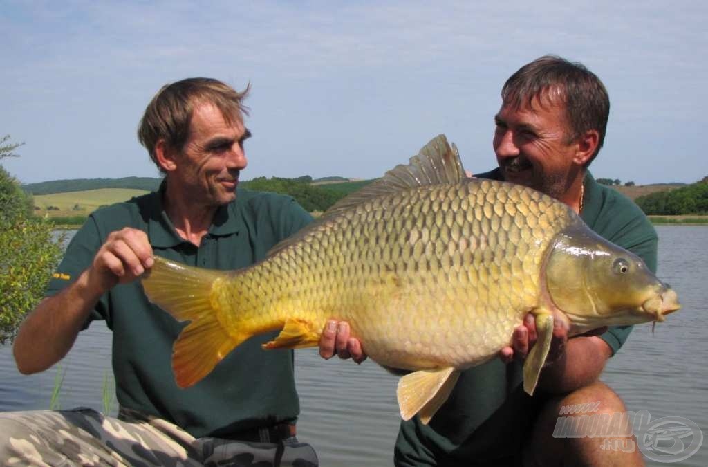 A Ke-Na Carp Team és a verseny legnagyobb hala