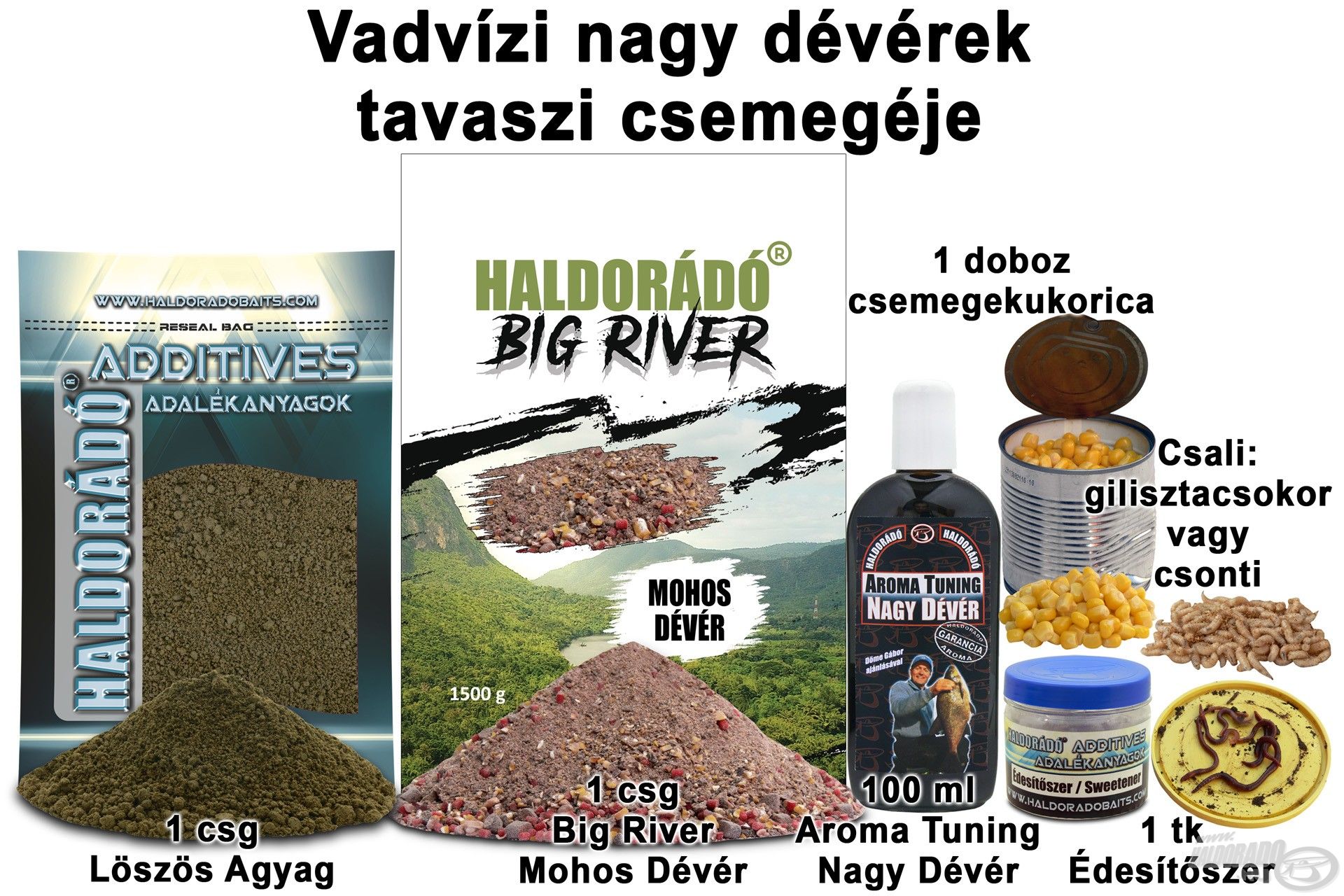 Vadvízi nagy dévérek tavaszi csemegéje