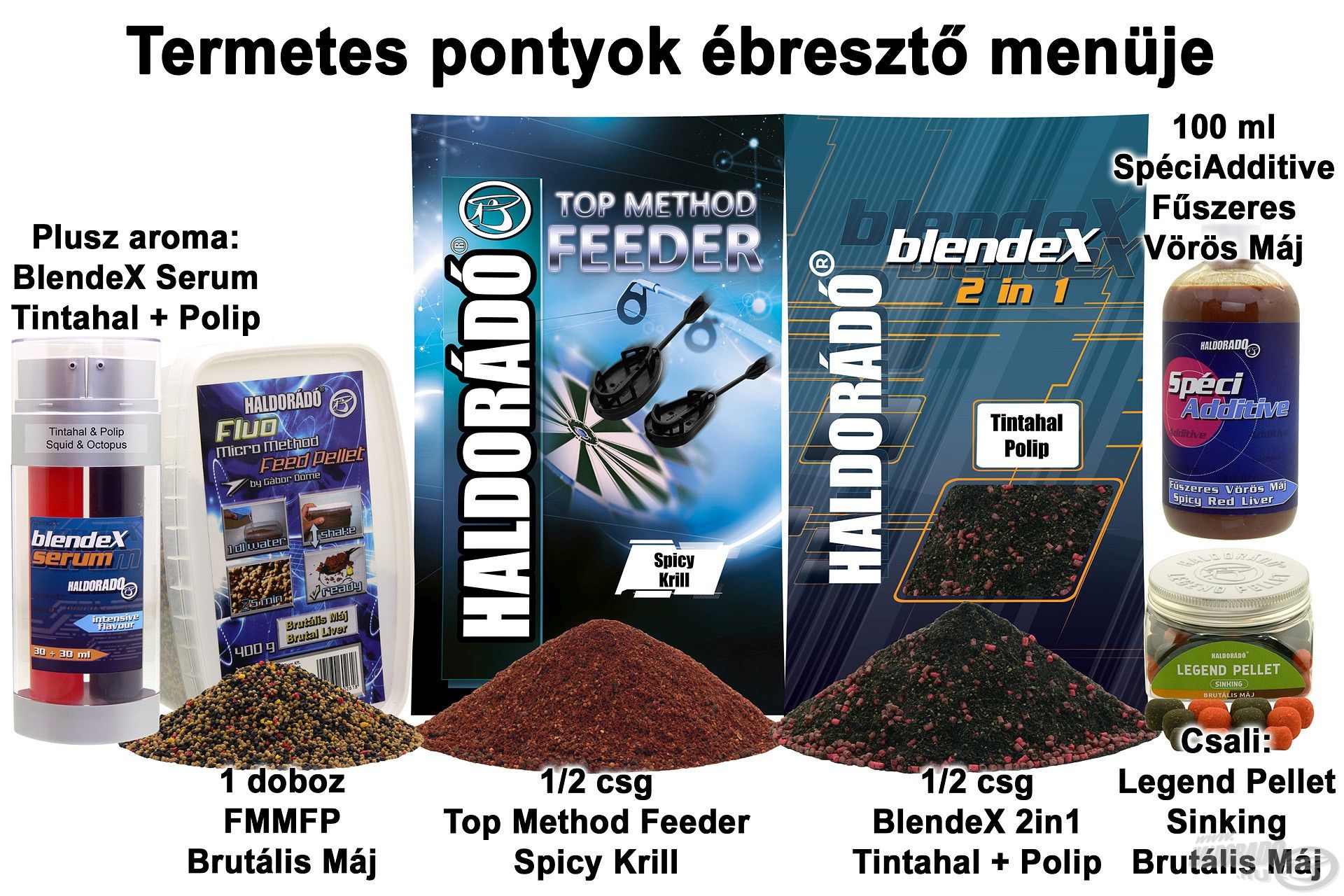 Termetes pontyok ébresztő menüje