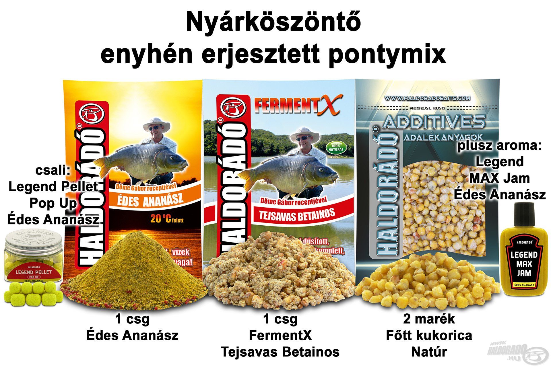 Nyárköszöntő enyhén erjesztett pontymix