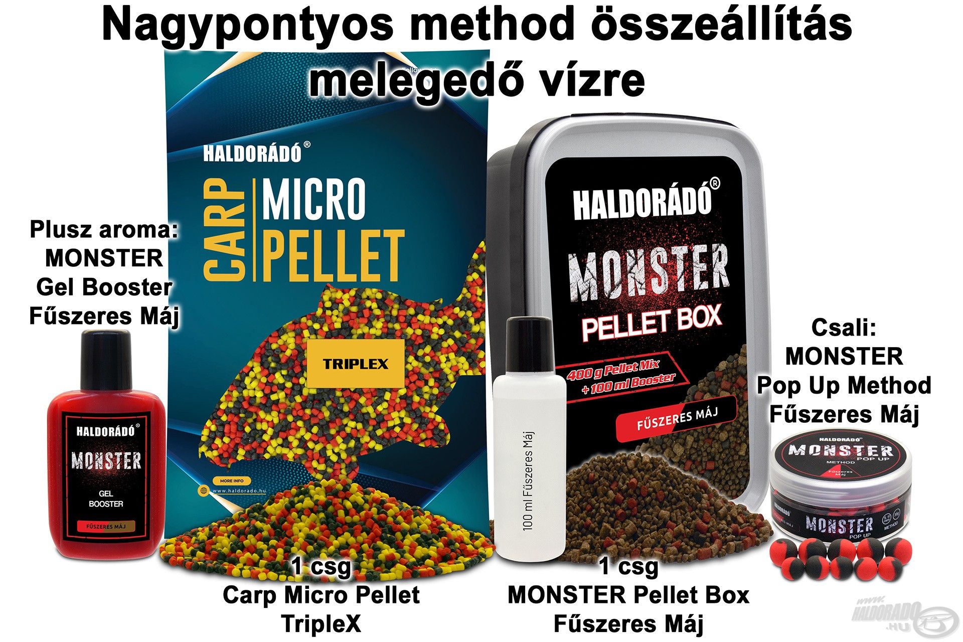 Nagypontyos method összeállítás melegedő vízre