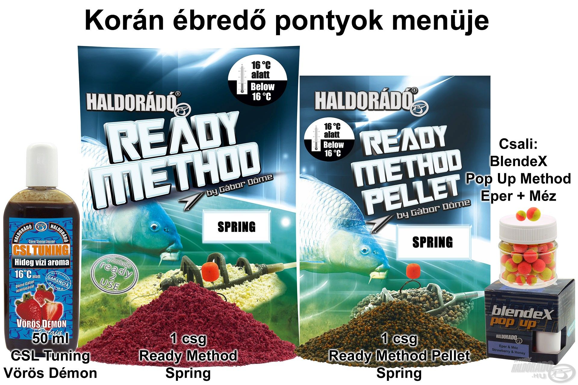 Korán ébredő pontyok menüje