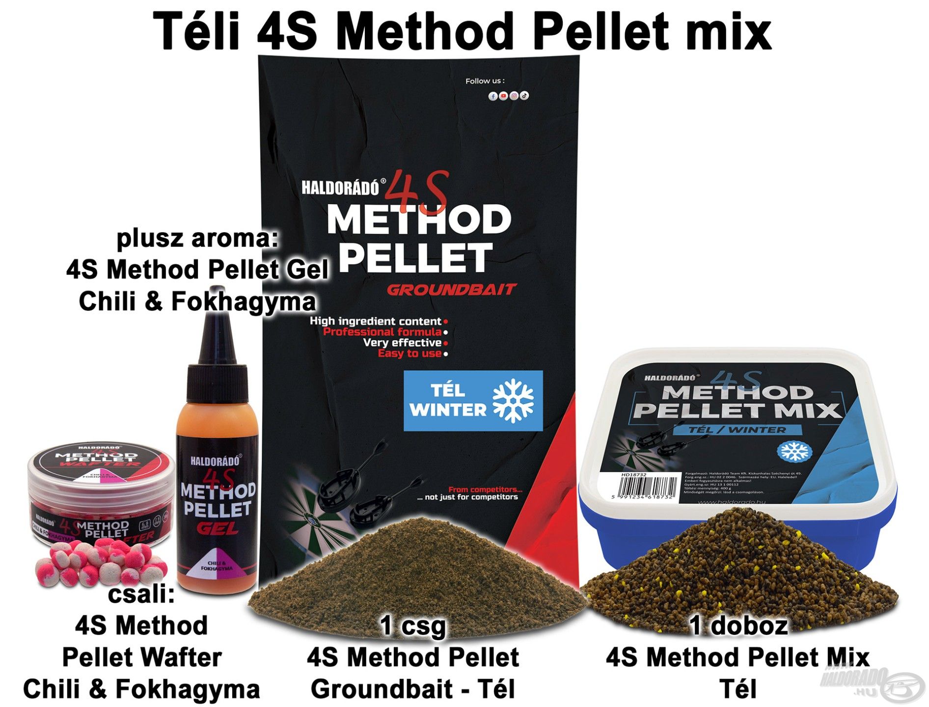 Téli 4S Method Pellet mix