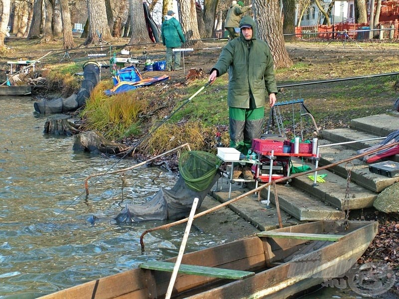 Ifj. Barna Szilárd a „C” szektorban 260 grammot fogott