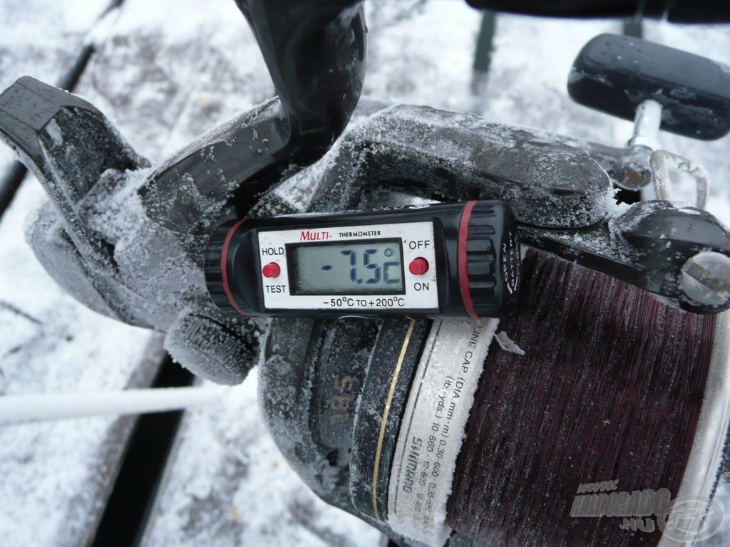 A levegő -7,5 Celsius-fokos volt, ez már tényleg tél a javából!